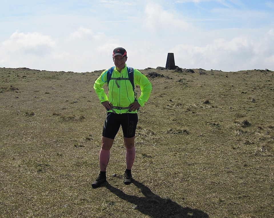 Slieve Muck summit and trig point.