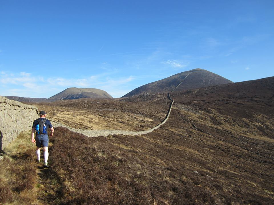 Donard & Commedagh looming in front of us.