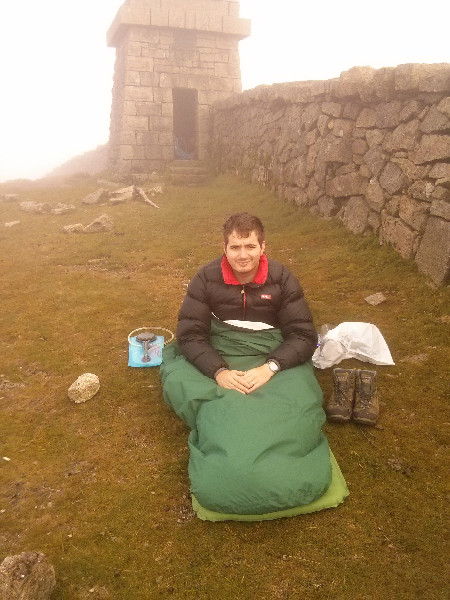 Morning on Slieve Commedagh - note the mist