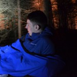 Warm in the bivvy bag