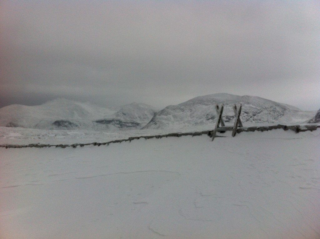 view towards hills