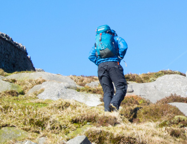 Trousers in the wind