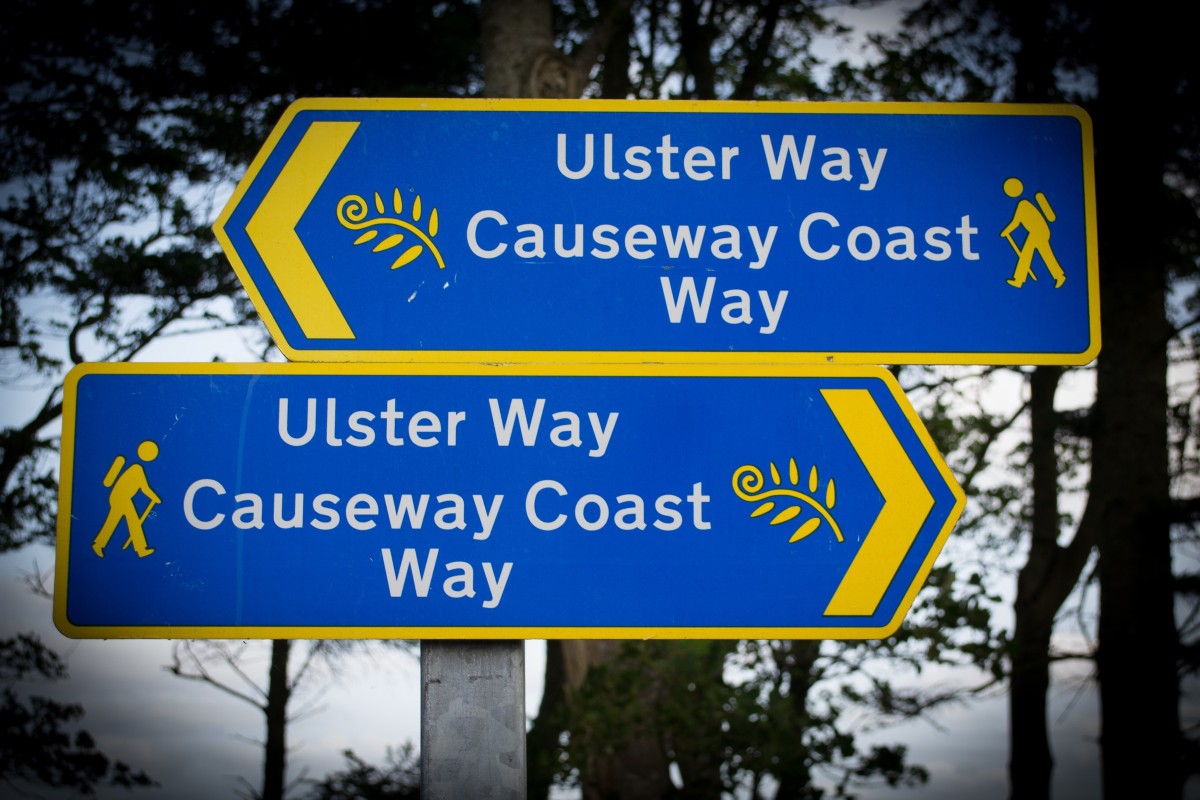 The Causeway Coast Way is part of the Ulster Way