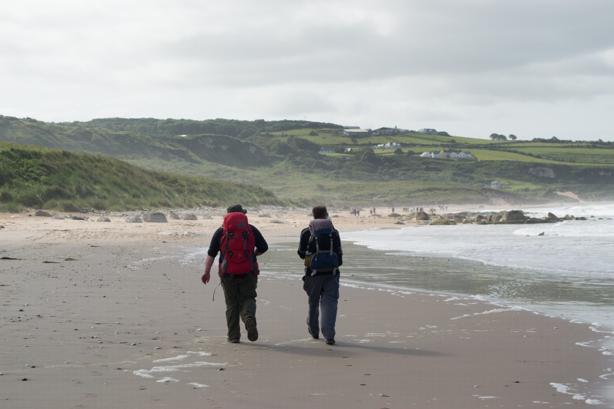 White Park Bay cloaked in mist