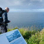 Looking towards the sea