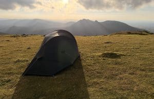 Solo Summit Camp on Slieve Commedagh