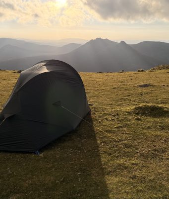 Solo Summit Camp on Slieve Commedagh