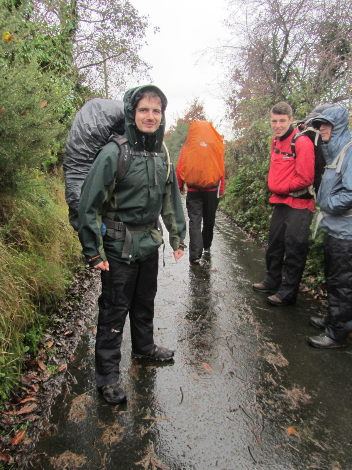 Damp surroundings, but no dampened spirits