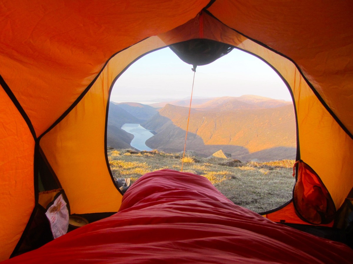 Vango Venom 200 on Corragh summit 