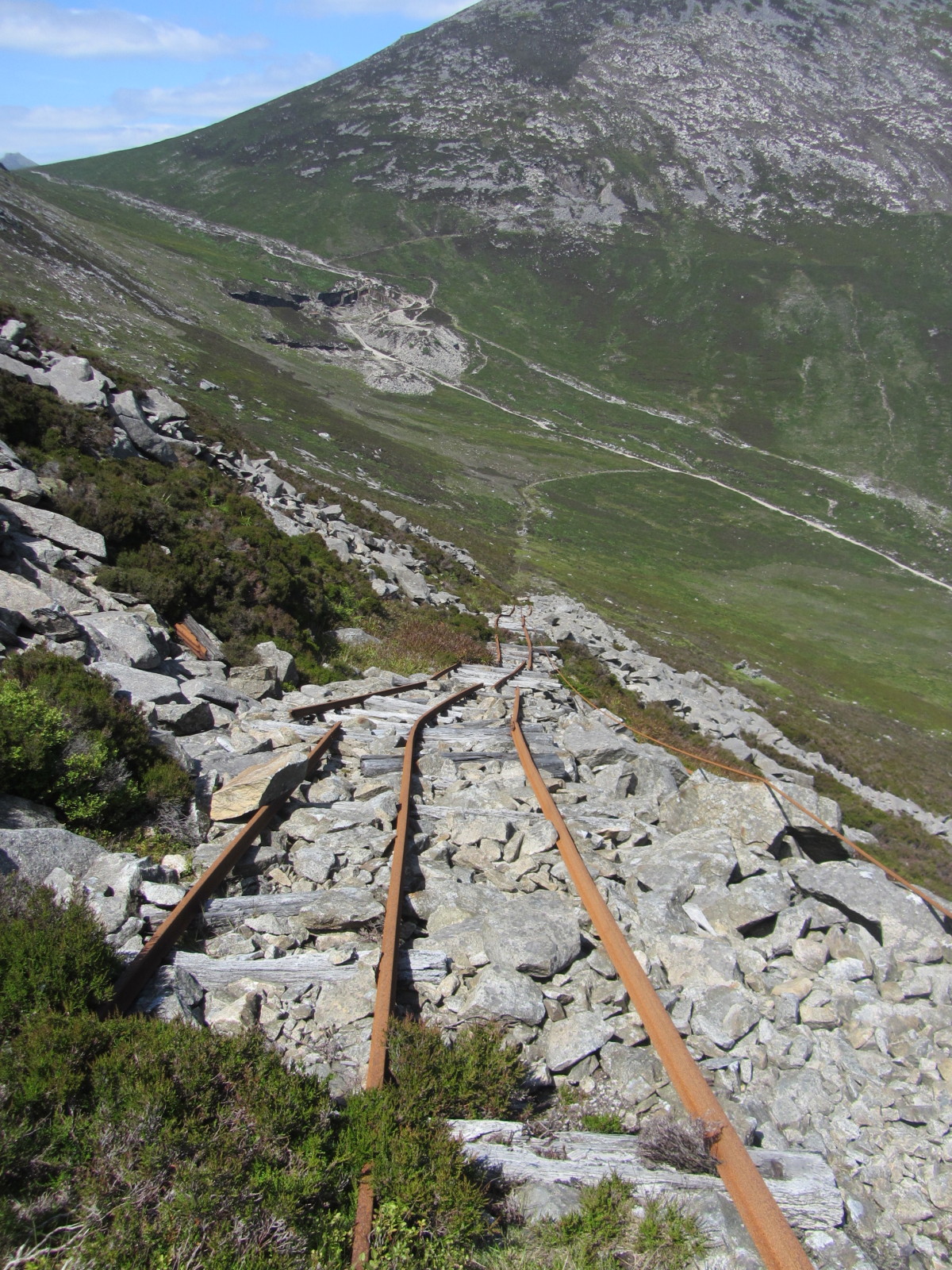 Railway from Carrs face