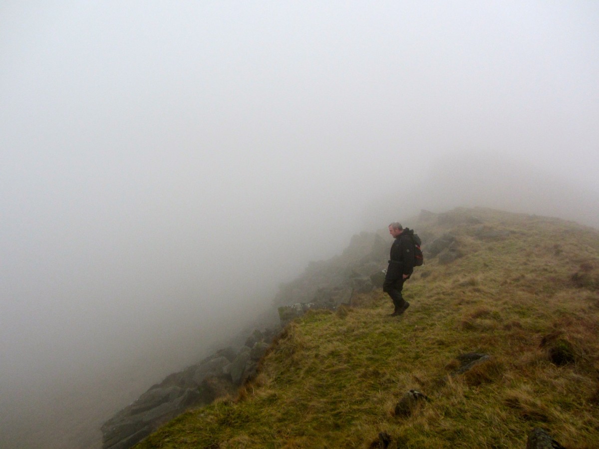 Slievemageogh cloaked in mist