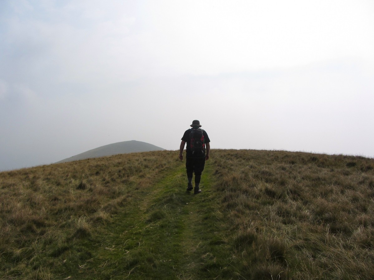 Knockshee summit in sight.