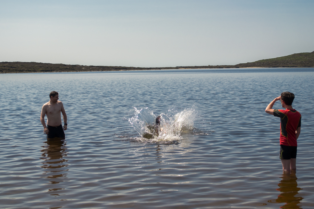 Splashing into Loughshannagh