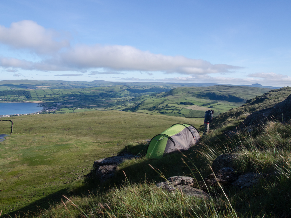 Camp on top of Big Trosk