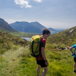 Walking towards Loughshannagh on a sunny day