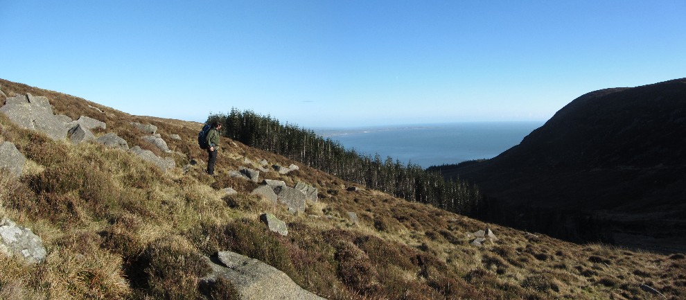 A sunny day in the Mourne Mountains - rare but welcome