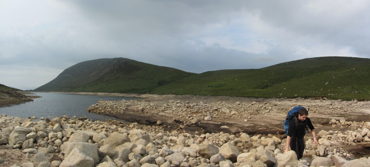 The view from the reservoir was wonderfully serene