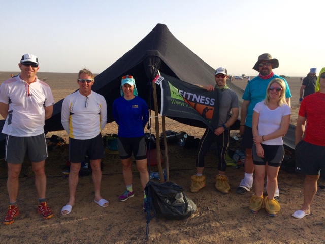 Tent 145 from left, Dave, Nick, Me, Tom, Derek, Carrie and Brett.